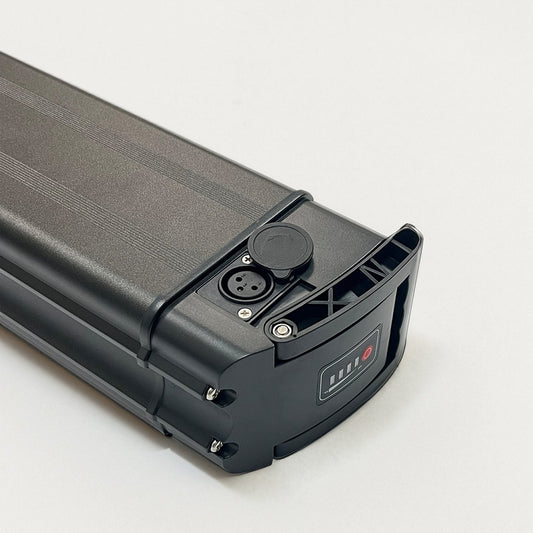 48V 15AH eBike Battery - Silver Fish/Seat Tube Style Battery - 3 Pin XLR for Coastal Cruiser - Parts - 210000001325 Rebel Electric Bikes Temecula