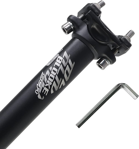 Bike Seat Post Alumium Alloy Adjustable 25.4/27.2 x 400mm
