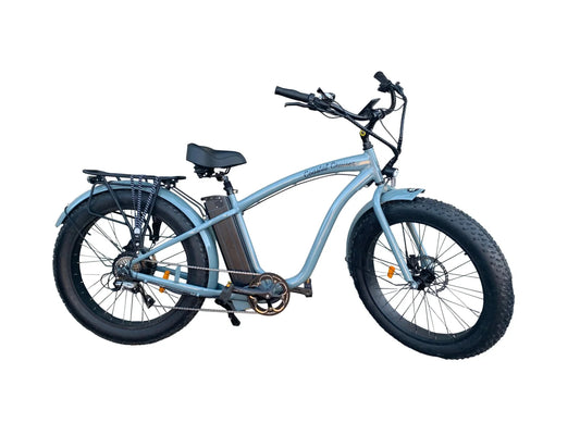 Coastal Cruiser 52V 26 Over 750W Step Over Ebike 26x4 Fat Tire Cruiser - Fat Tire Cruiser eBike - Rebel Electric Bikes Temecula