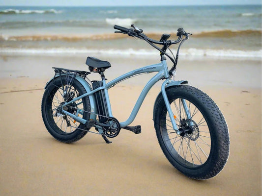 Coastal Cruiser 52V 26 Over 750W Step Over Ebike 26x4 Fat Tire Cruiser - Fat Tire Cruiser eBike - Rebel Electric Bikes Temecula