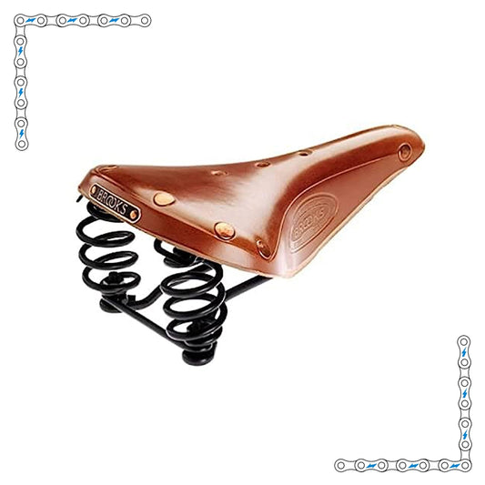 eBike Honey Brown Leather Brooks Saddle for Ebike - Parts - BROOK|ACCES|0458 eBike Super Shop