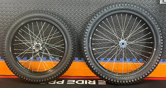 Eride eMoto Wheel Set Shinko 241 Dual Sport 18"/21" Front & Rear Wheel & Tire Set for Moto Bikes *Does not include rotor or sprocket* - Eride Wheel & Tire Set - EBIKE|2752 eBike Super Shop