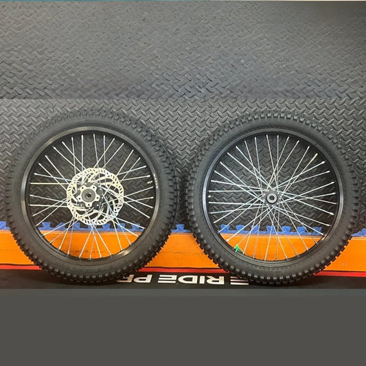 Eride eMoto Wheel Set Shinko 241 Dual Sport 19"/19" Front & Rear Wheel & Tire Set for Moto Bikes *Does not include rotor or sprocket* - Eride Wheel & Tire Set - EBIKE|2753 eBike Super Shop