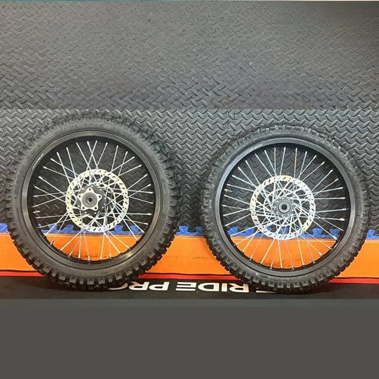 Eride eMoto Wheel Set Shinko 244 Dual Sport 17"/17" Front & Rear Wheel & Tire Set for Moto Bikes *Does not include rotor or sprocket* - Eride Wheel & Tire Set - EBIKE|2755 eBike Super Shop