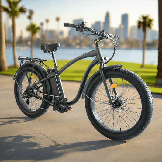 Fat Tire Step Over 26x4 - 52v Beach Cruiser Electric Bike - Cruiser - 210000000776 Rebel Electric Bikes Temecula