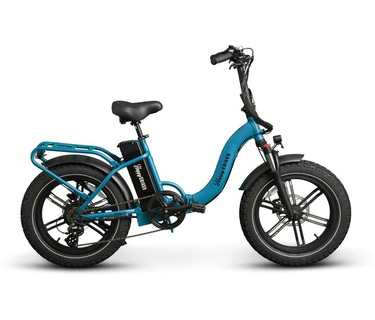 Happy Folding Step - Thru - Ebike - sku - 43642643611949 Rebel Electric Bikes Temecula