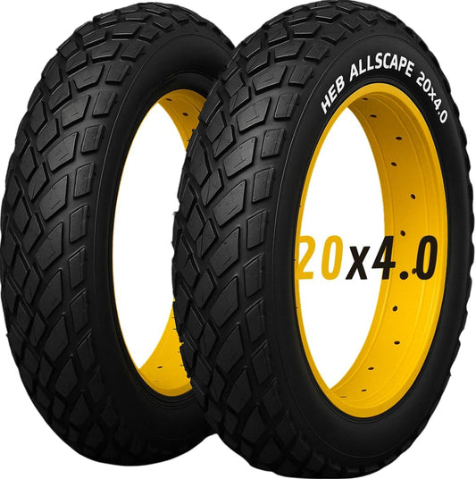 HEB ALLSCAPE® Fat Tires - 20" x 4" SET of 2 Fat Tires - Parts - 20L Rebel Electric Bikes Temecula