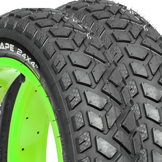 HEB ALLSCAPE® Fat Tires - 24" x 4" SET of 2 Fat Tires - Parts - 24x4 Rebel Electric Bikes Temecula