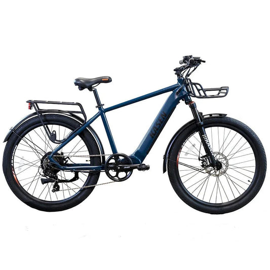 KASEN Cross 500 w Step Over Ebike 27.5X2.4 Urban Electric Urban eBike - Urban eBike - KASEN|URBAN|BLUE|0241 eBike Super Shop