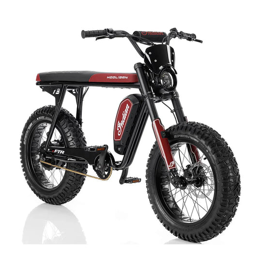 SUPER73 S2 x Indian EFTR Hooligan Electric e - Moto Style eBike S2 X - Moto 750 w Electric Pit Bike - Moto Style - SUPER|S2 X|830 Rebel Electric Bikes Temecula