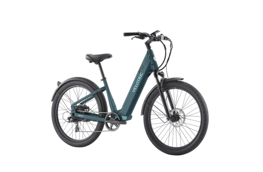VELOTRIC Discover 1 Plus 500w Step Thru eBike 26x2.5 Urban Electric Urban eBike - Urban eBike - VELOT|URBAN|CYAN|0260 eBike Super Shop