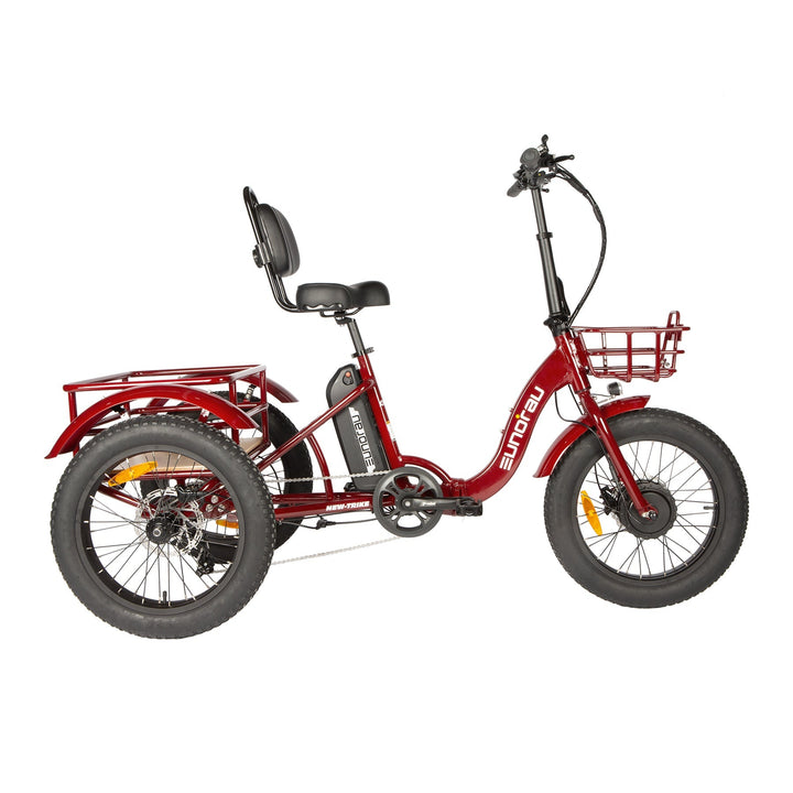 EUNORAU New Trike 2.0 500w Trike eBike 20x3 Fat Electric Trike 3 Wheel eBike