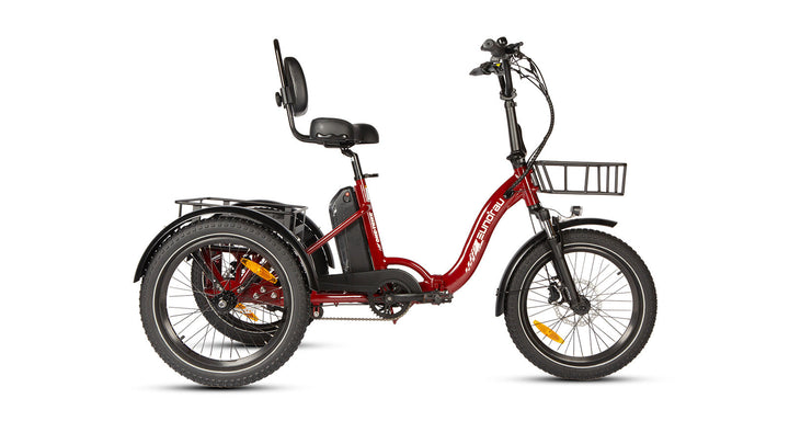 EUNORAU One Trike 500w Trike eBike 20x2.6 urban Electric Trike 3 Wheel eBike