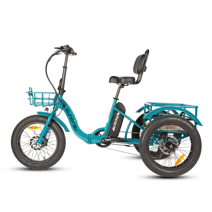 EUNORAU New Trike 2.0 500w Trike eBike 20x3 Fat Electric Trike 3 Wheel eBike