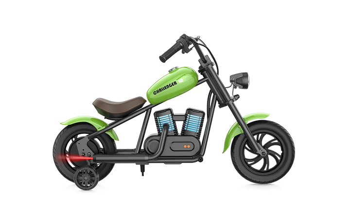 HYPER GOGO Challenger 12 Plus + Training Wheels Youth Electric Bike-24v 160 w