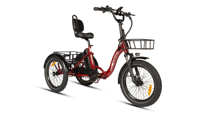 EUNORAU One Trike 500w Trike eBike 20x2.6 urban Electric Trike 3 Wheel eBike