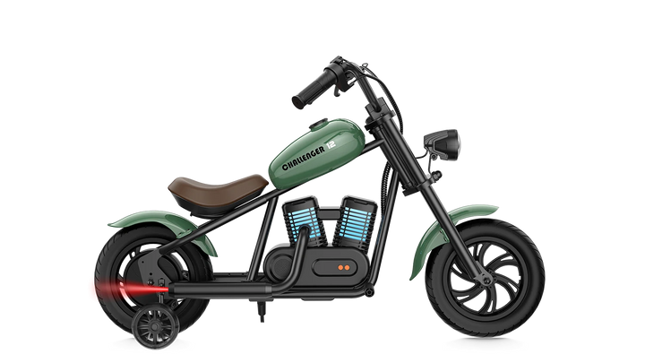 HYPER GOGO Challenger 12 Plus + Training Wheels Youth Electric Bike-24v 160 w