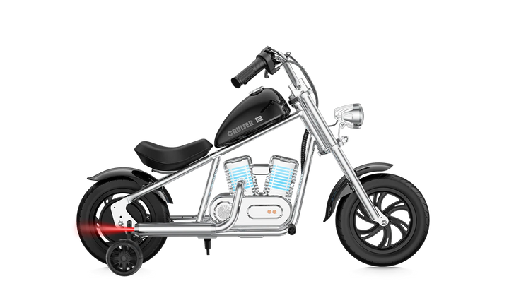 HYPER GOGO Challenger 12 Plus (W APP) + Training Wheels Youth Electric Bike-24v 160 w