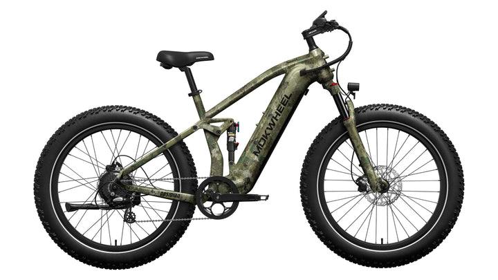 MOKWHEEL Obsidian 1000 w Step Thru Ebike 26x4 Fat Fat Tire Electric Beach Cruiser eBike