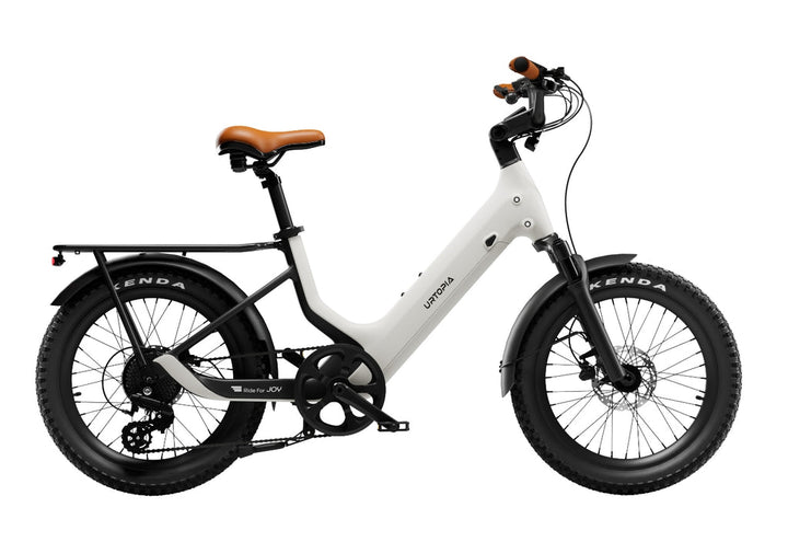 URTOPIA Joy 500 w Step Thru Ebike 20x3 Urban Creme