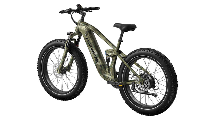 MOKWHEEL Obsidian 1000 w Step Thru Ebike 26x4 Fat Fat Tire Electric Beach Cruiser eBike