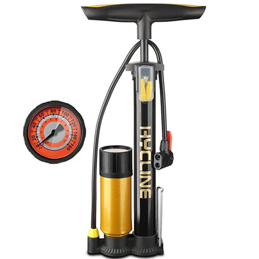 Hycline Gauge Booster Bike Pump