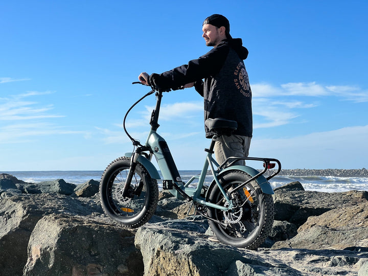 750w Folding Step Thru 20x3 Electric Bike - Folding Bike - 210000000842 eBike Super Shop