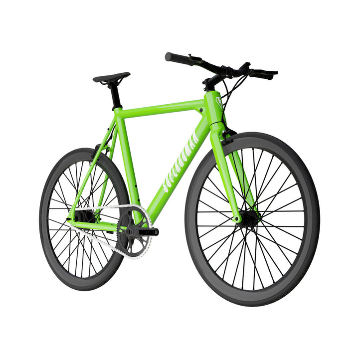 SUPERHUMAN BABYMAKER II Classic (23 inch) 350 w Step Over Ebike  Urban Electric Urban eBike Green