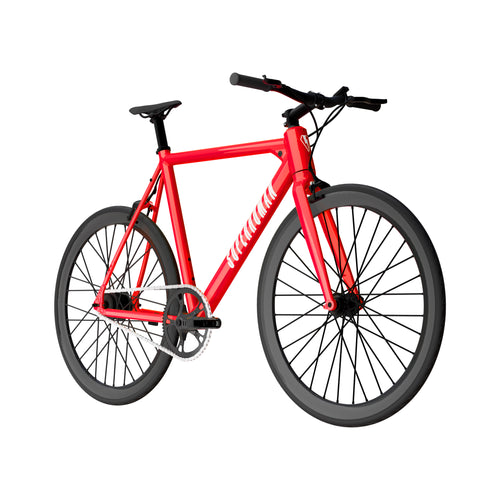SUPERHUMAN BABYMAKER II Classic (19 inch) 350 w Step Over Ebike  Urban Electric Urban eBike Rari Red