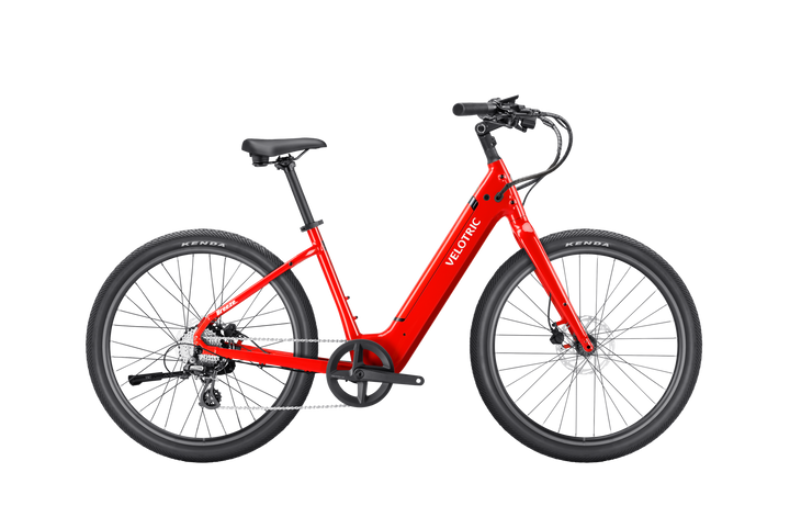 VELOTRIC Breeze 1 750 w Step Thru eBike 27.5x2.2 Urban Electric Beach Cruiser eBike Slate Gray