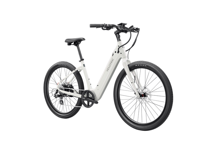 VELOTRIC Breeze 1 750 w Step Thru eBike 27.5x2.2 Urban Electric Beach Cruiser eBike Classic Scarlet