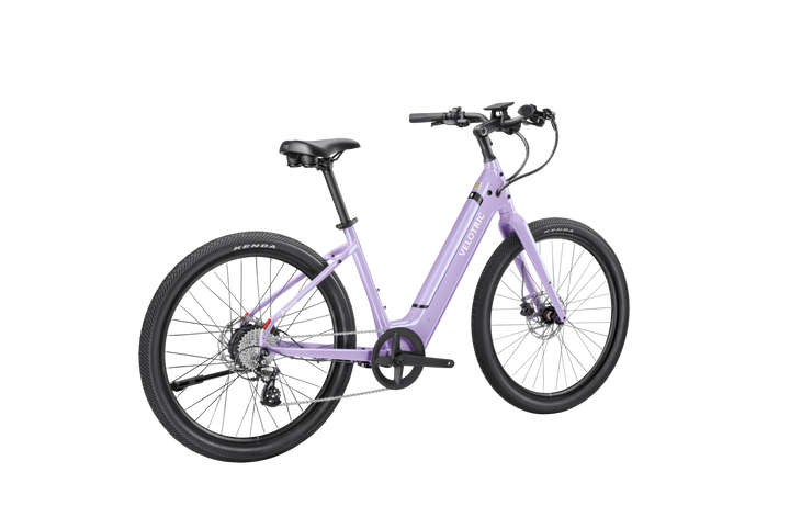 VELOTRIC Breeze 1 750 w Step Thru eBike 27.5x2.2 Urban Electric Beach Cruiser eBike Violet Haze