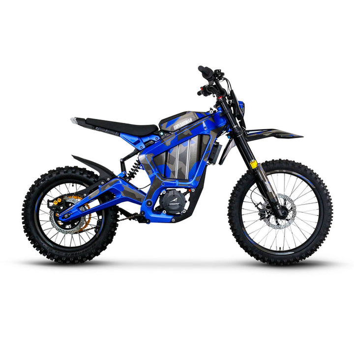 SUPERHUMAN ChampPro (Style M)  Moto Ebike  Dirt Electric Dirt Bike Blue