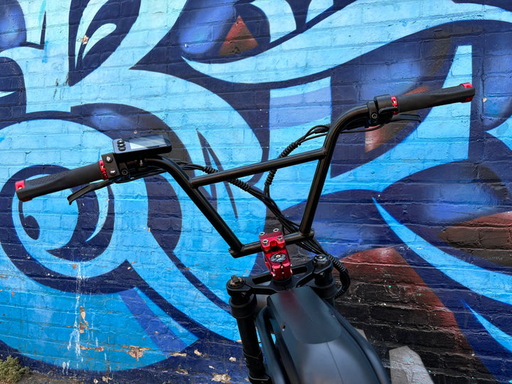 Custom Red Fury Ripper Pro X 750 w Electric Moto Style eBike 20x4 Fat tire electric bike - Moto Style - EBIKE|1313 eBike Super Shop