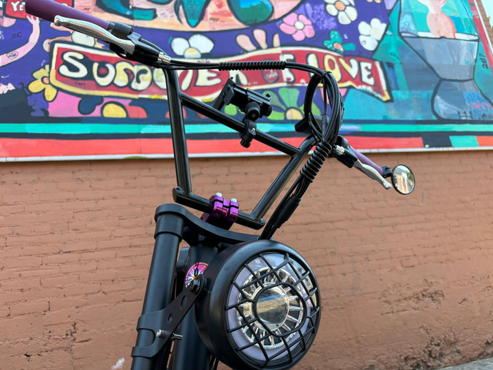 Custom Ultraviolet X 750 w Electric e - Moto Style eBike 20x4 Fat tire electric bike - Moto Style - EBIKE|1314 eBike Super Shop