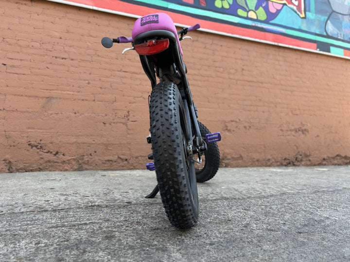 Custom Ultraviolet X 750 w Electric e - Moto Style eBike 20x4 Fat tire electric bike - Moto Style - EBIKE|1314 eBike Super Shop
