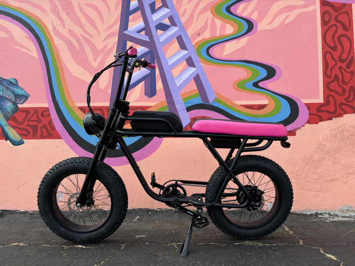 Custom Pink Panther X 750 w Electric e - Moto Style eBike 20x4 Fat tire electric bike - Moto Style - EBIKE|1315 eBike Super Shop
