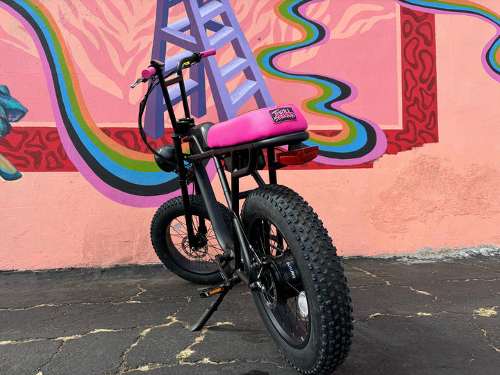 Custom Pink Panther X 750 w Electric e - Moto Style eBike 20x4 Fat tire electric bike - Moto Style - EBIKE|1315 eBike Super Shop