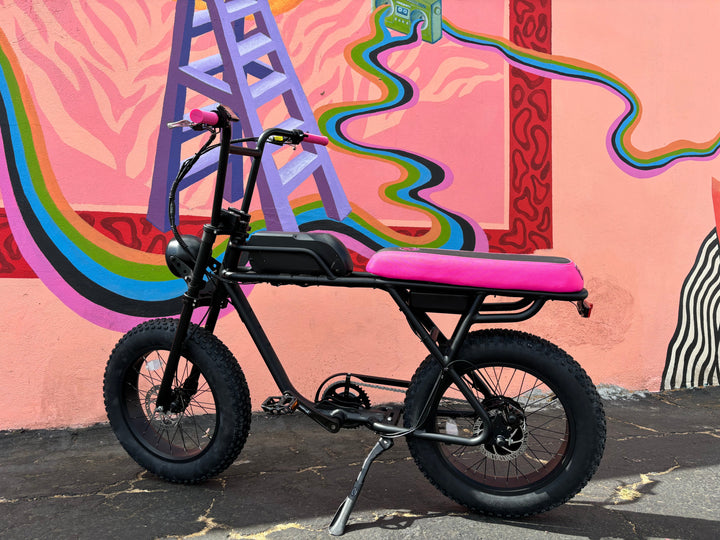 Custom Pink Panther X 750 w Electric e - Moto Style eBike 20x4 Fat tire electric bike - Moto Style - EBIKE|1315 eBike Super Shop