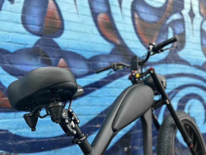 Custom Double Racer 750 w Electric Vintage eBike 26x4 Fat tire electric bike - Vintage eBike - EBIKE|1530 eBike Super Shop