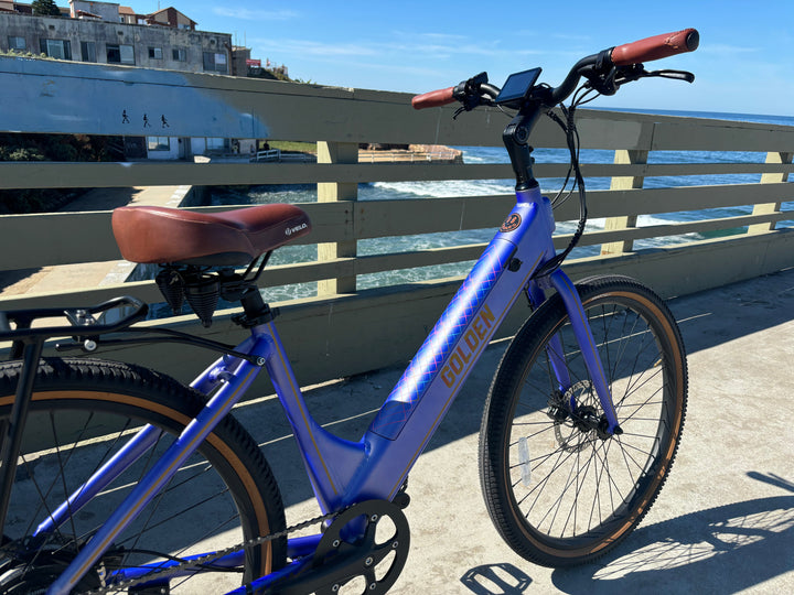 Custom Blue Monday 500 w Electric e - Moto Style eBike 27.5x2.2 Urban tire electric bike - eBikes - EBIKE|1531 eBike Super Shop