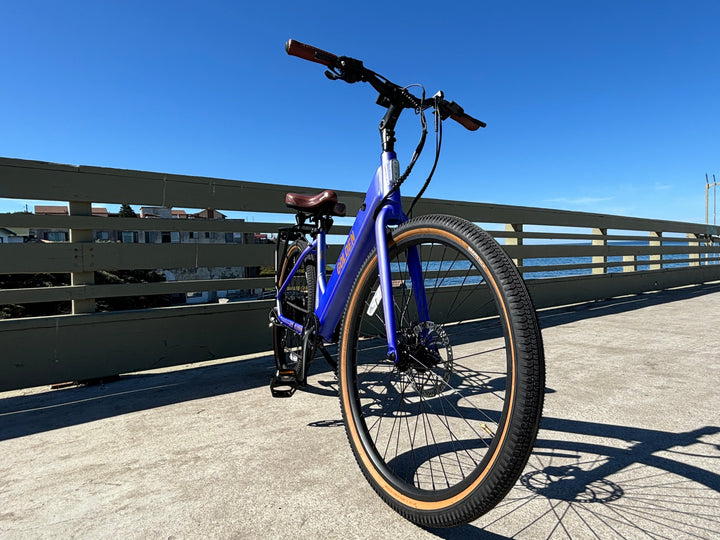 Custom Blue Monday 500 w Electric e - Moto Style eBike 27.5x2.2 Urban tire electric bike - eBikes - EBIKE|1531 eBike Super Shop