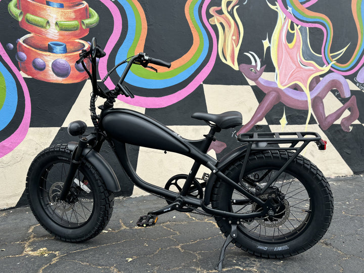 Custom Mini Racer 500 w Electric Vintage eBike 20x4 Fat tire electric bike - Mini eBike - EBIKE|1532 eBike Super Shop