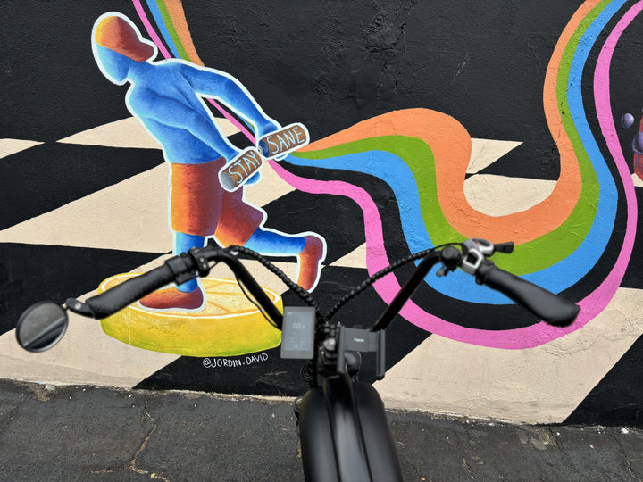Custom Mini Racer 500 w Electric Vintage eBike 20x4 Fat tire electric bike - Mini eBike - EBIKE|1532 eBike Super Shop