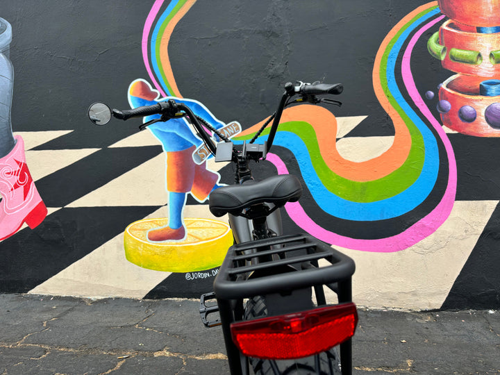 Custom Mini Racer 500 w Electric Vintage eBike 20x4 Fat tire electric bike - Mini eBike - EBIKE|1532 eBike Super Shop