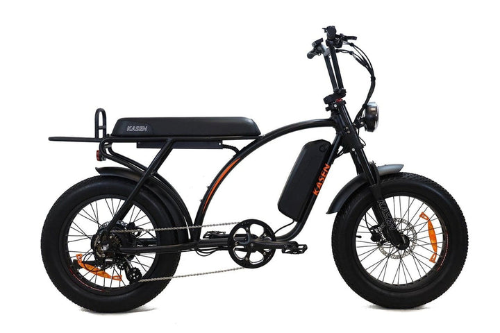Experience the KASEN Kabbit Classic E-Bike! With a 1000W motor, 40-50 mile range, and fat tires, enjoy versatile, powerful rides up to 28 mph!