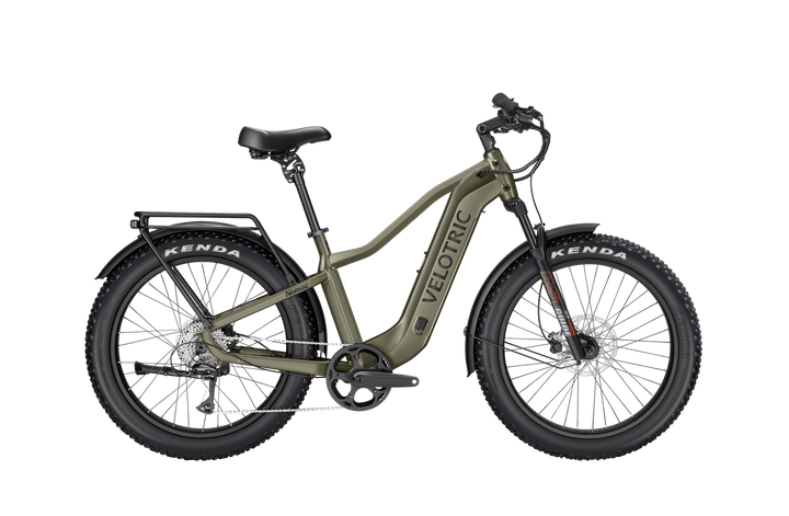 VELOTRIC Nomad 2  750 w Step Over eBike 26x4 Fat Tire Electric Fat Tire Trail eBike Sage
