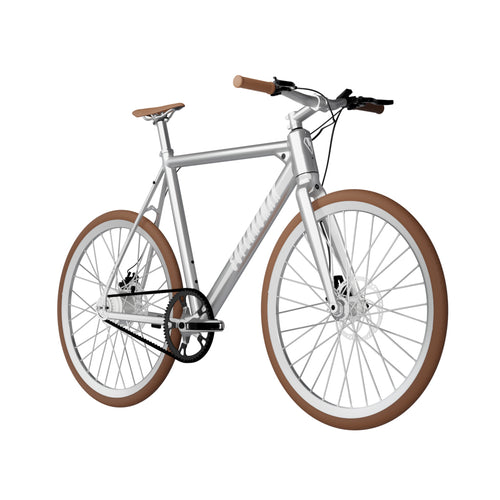 SUPERHUMAN BABYMAKER ll Pro (23 inch) 350 w Step Over Ebike  Urban Electric Road eBike Silver