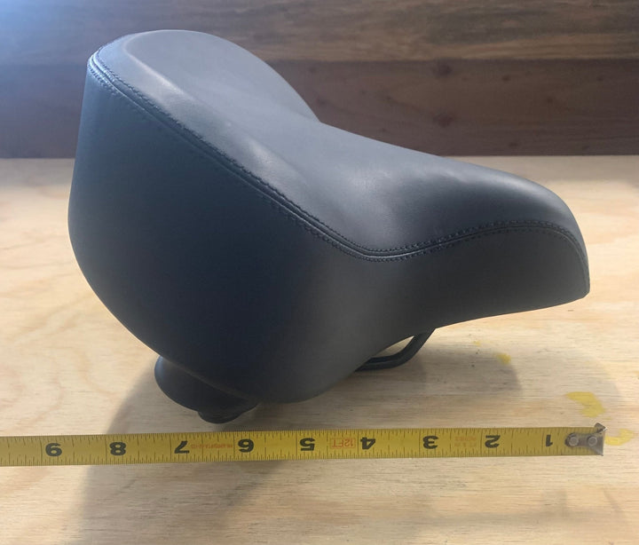Classic Beach Cruiser Bike Seat with Metal Springs Extra Wide Bicycle Saddle - Black - Parts - 210000001289 eBike Super Shop