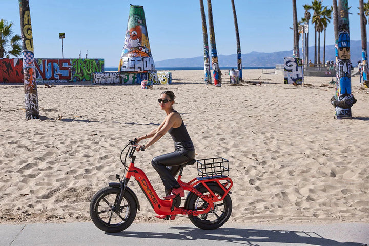 CYKE Collie Cargo Electric Cargo eBike - 48v 750 w Mini Fat Tire Electric Cargo eBike - Cargo eBike - CYKE|ORANG|2616 eBike Super Shop